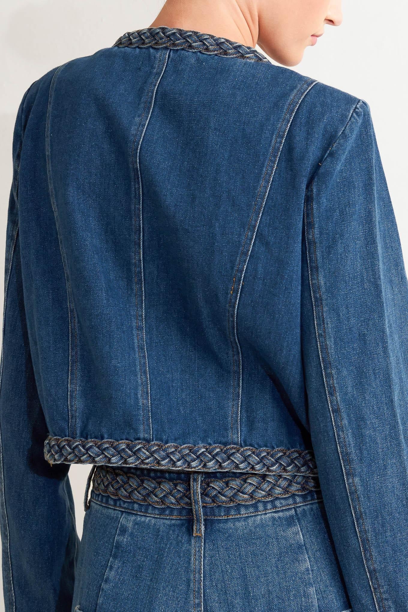 HERITAGE TWIST DENIM JACKET Flying Tomato