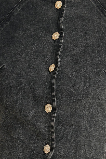 ELEGANT EVERYDAY LOOK DENIM JACKET Flying Tomato