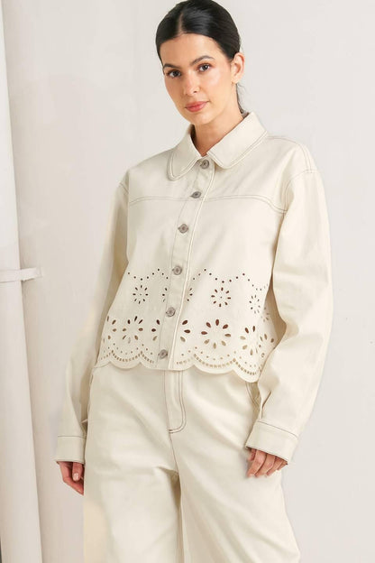 SUNDAY LEAF TWILL JACKET Flying Tomato