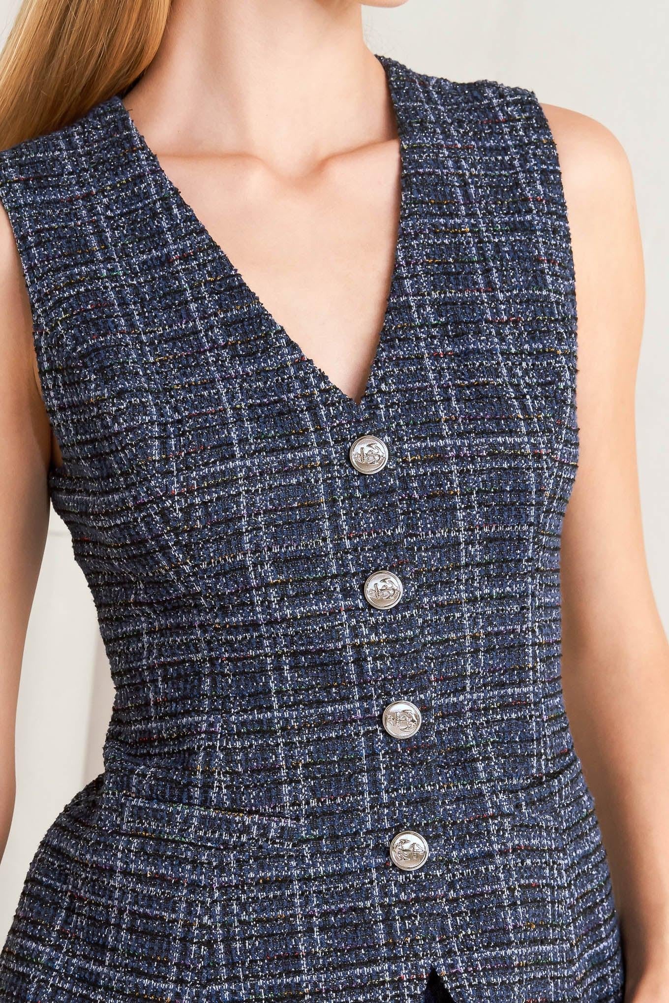 EVERYDAY ICON TWEED VEST Flying Tomato