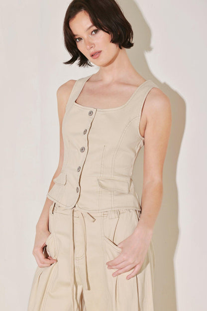 DAYLIGHT GROOVE WOVEN VEST Flying Tomato