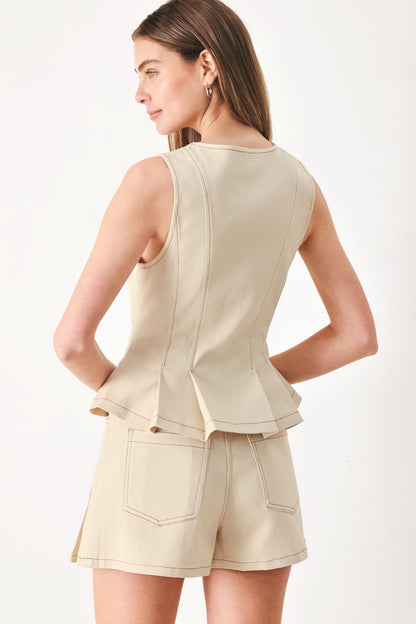 SOFT POWER WOVEN VEST Flying Tomato