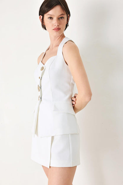 BEACH GLAM WOVEN VEST Flying Tomato