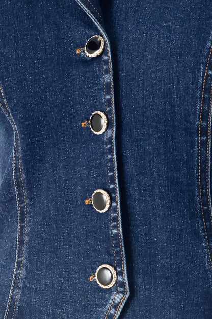 RUN THE CITY DENIM VEST Flying Tomato
