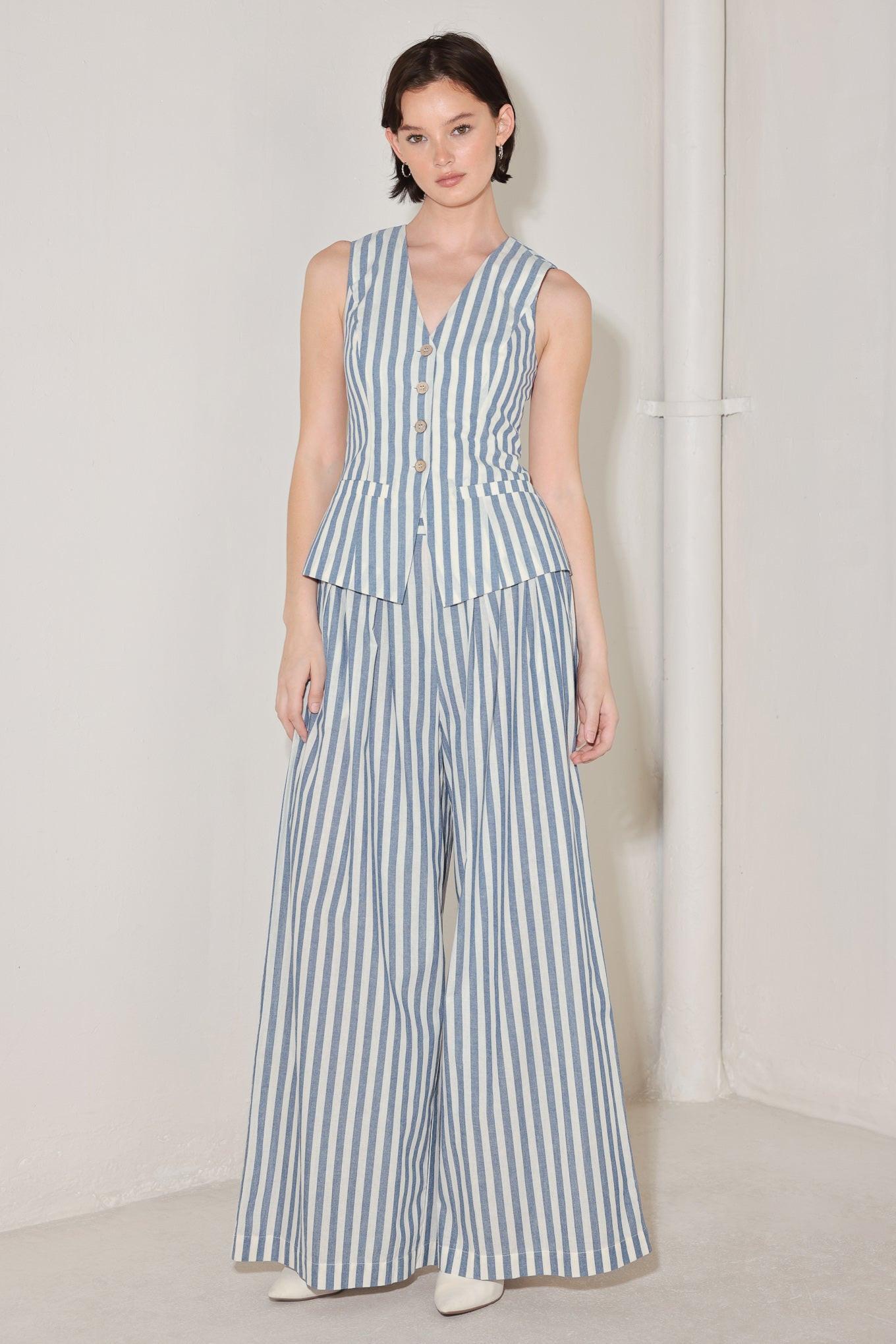 OCEAN DRIVE RHYTHM WOVEN VEST Flying Tomato