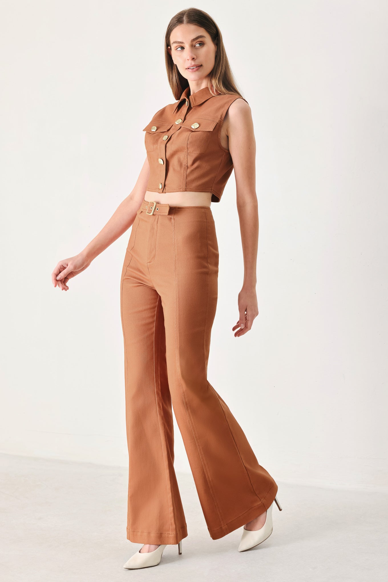 SAHARA EDIT WOVEN CROP TOP Flying Tomato