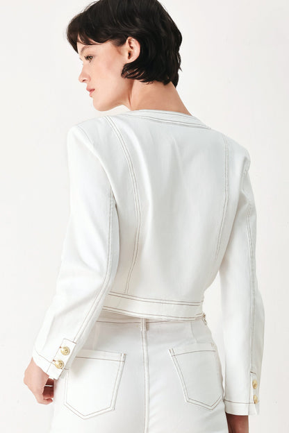 FIFTH STREET WOVEN CROP JACKET Flying Tomato