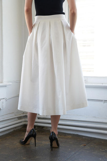LOVE OF MINE WOVEN MIDI SKIRT Flying Tomato