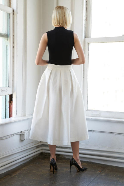 LOVE OF MINE WOVEN MIDI SKIRT Flying Tomato