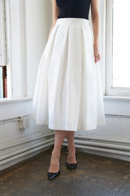 LOVE OF MINE WOVEN MIDI SKIRT Flying Tomato