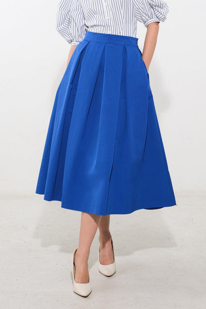 LOVE OF MINE WOVEN MIDI SKIRT Flying Tomato