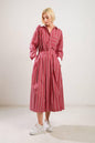BEHIND THE GRIN WOVEN MIDI SKIRT Flying Tomato