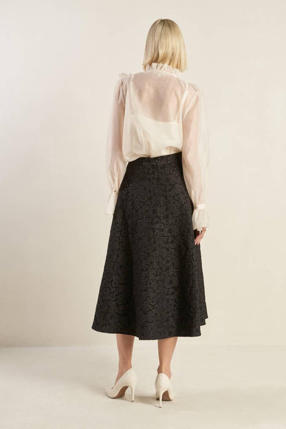 FOREVER DAYDREAMING WOVEN MIDI SKIRT Flying Tomato