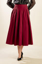 DANCE WITH DESTINY WOVEN MIDI SKIRT Flying Tomato