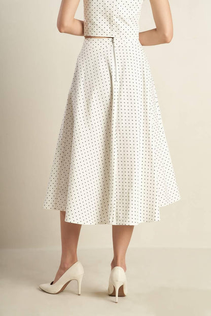 WALK WITH ME WOVEN MIDI SKIRT Flying Tomato