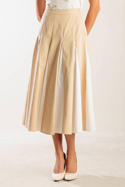 THE SWEETEST THING WOVEN MIDI SKIRT Flying Tomato