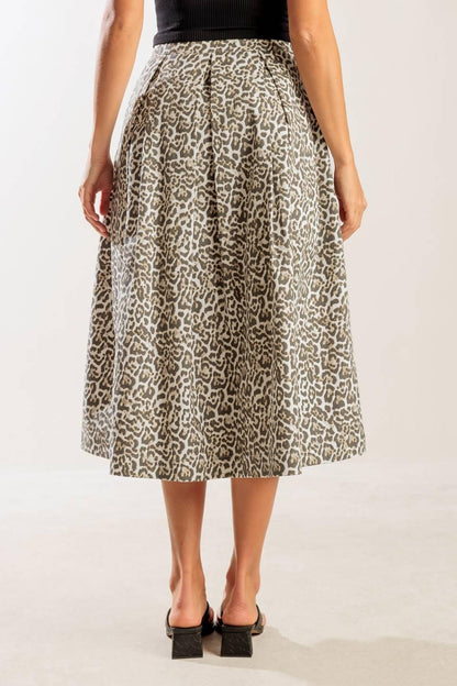 SOMETHING SPECIAL WOVEN MIDI FULL SKIRT Flying Tomato