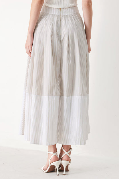 COASTAL LIGHT WOVEN MIDI SKIRT Flying Tomato