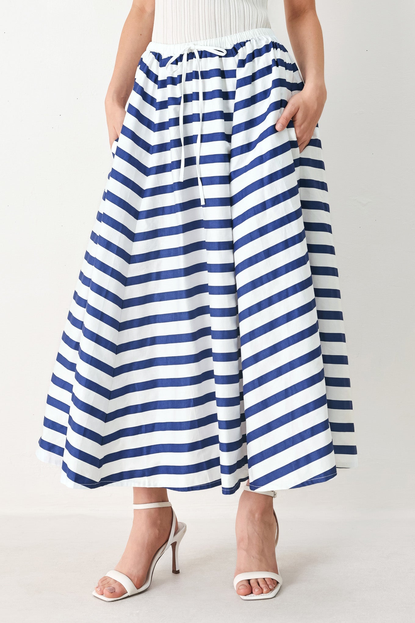 NAUTICAL NIGHTS WOVEN FULL SKIRT Flying Tomato