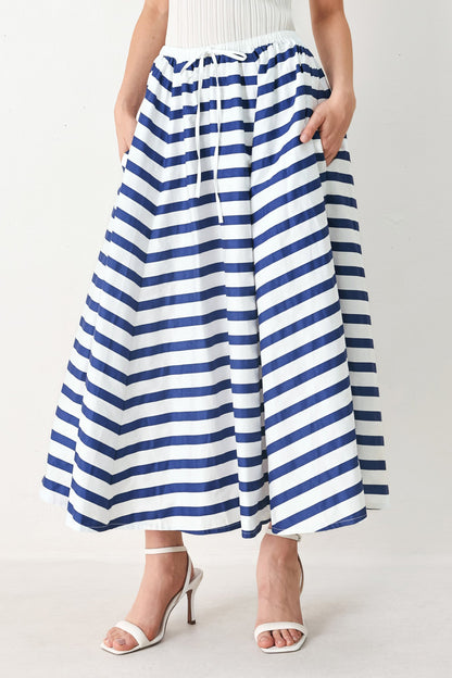 NAUTICAL NIGHTS WOVEN FULL SKIRT Flying Tomato