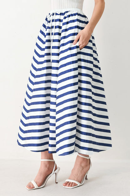 NAUTICAL NIGHTS WOVEN FULL SKIRT Flying Tomato
