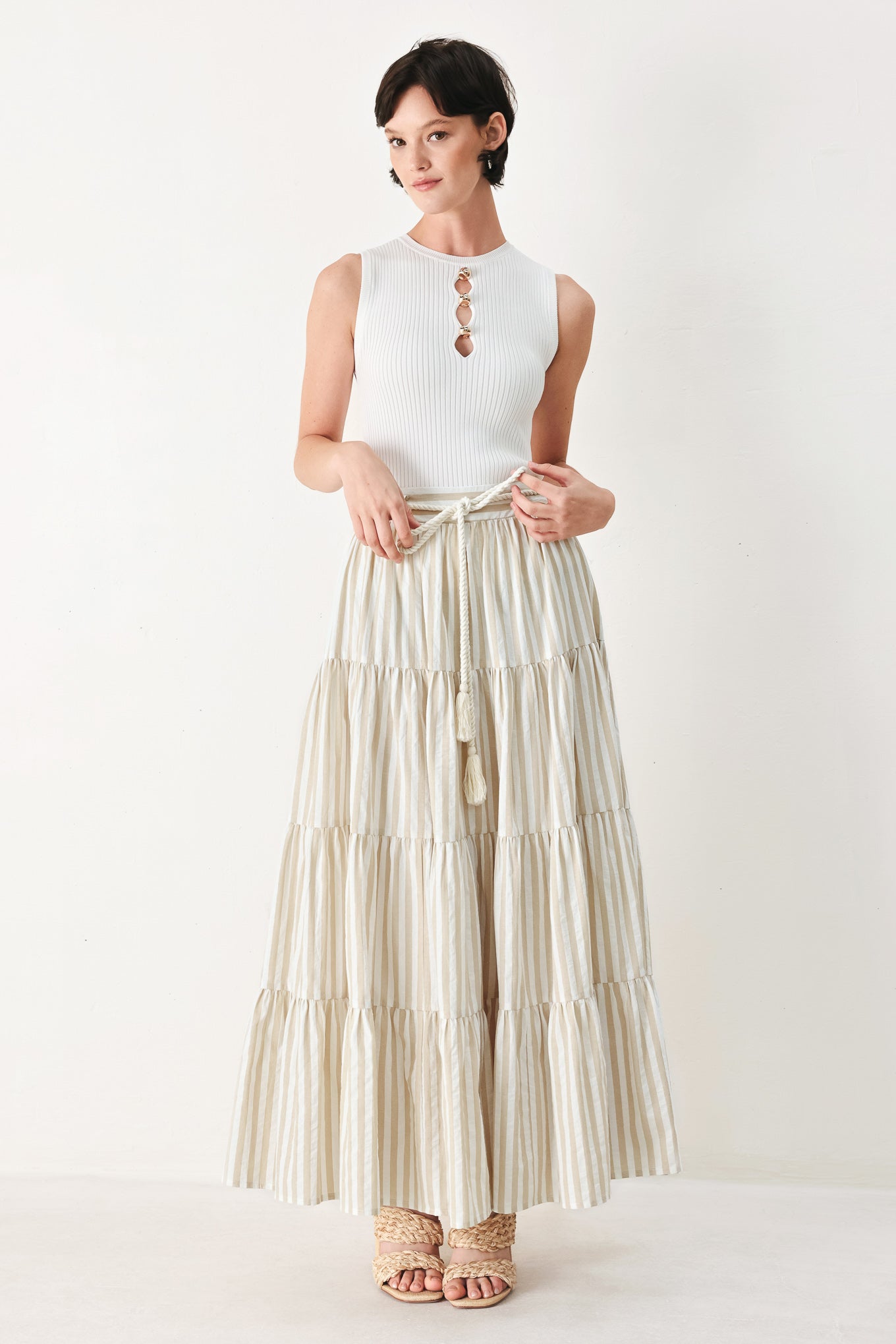 HAMPTONS WEEKEND WOVEN MAXI SKIRT Flying Tomato