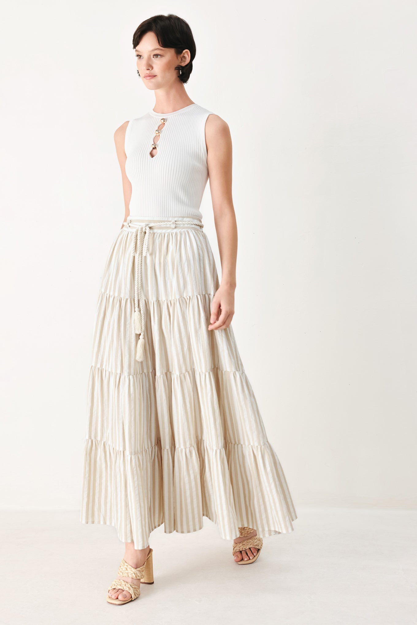 HAMPTONS WEEKEND WOVEN MAXI SKIRT Flying Tomato