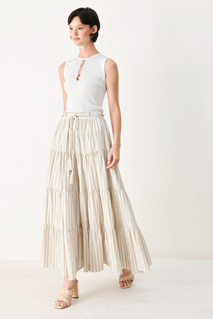 HAMPTONS WEEKEND WOVEN MAXI SKIRT Flying Tomato