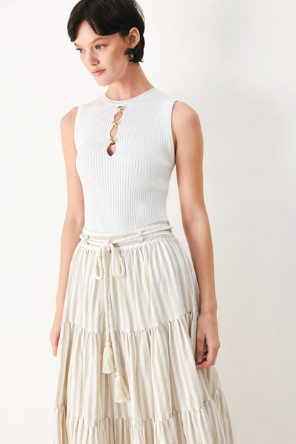 HAMPTONS WEEKEND WOVEN MAXI SKIRT Flying Tomato