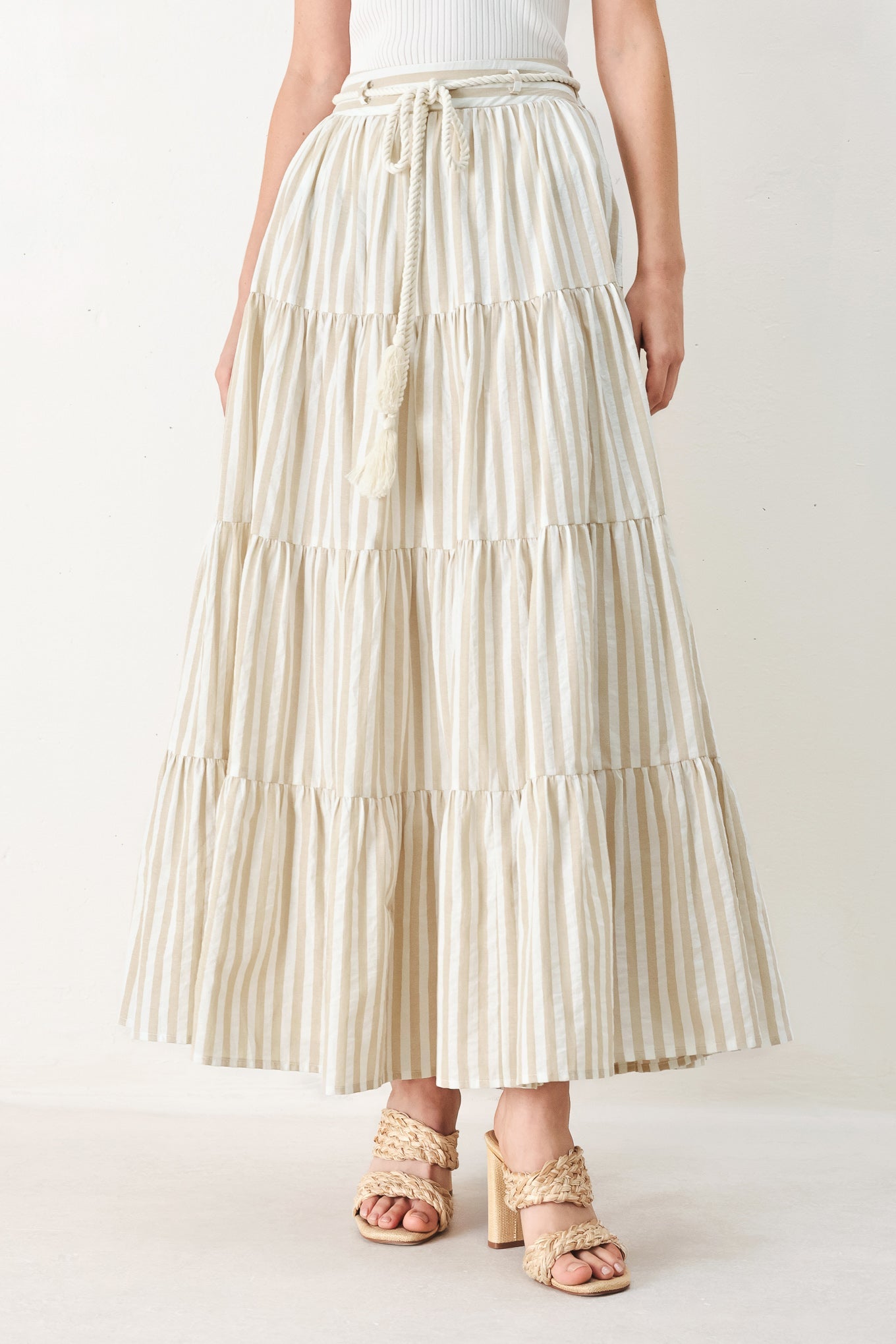 HAMPTONS WEEKEND WOVEN MAXI SKIRT Flying Tomato