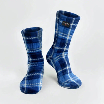 Polar Feet SUPER STRETCHY Fleece Socks - Flannel Polar Feet® LLC