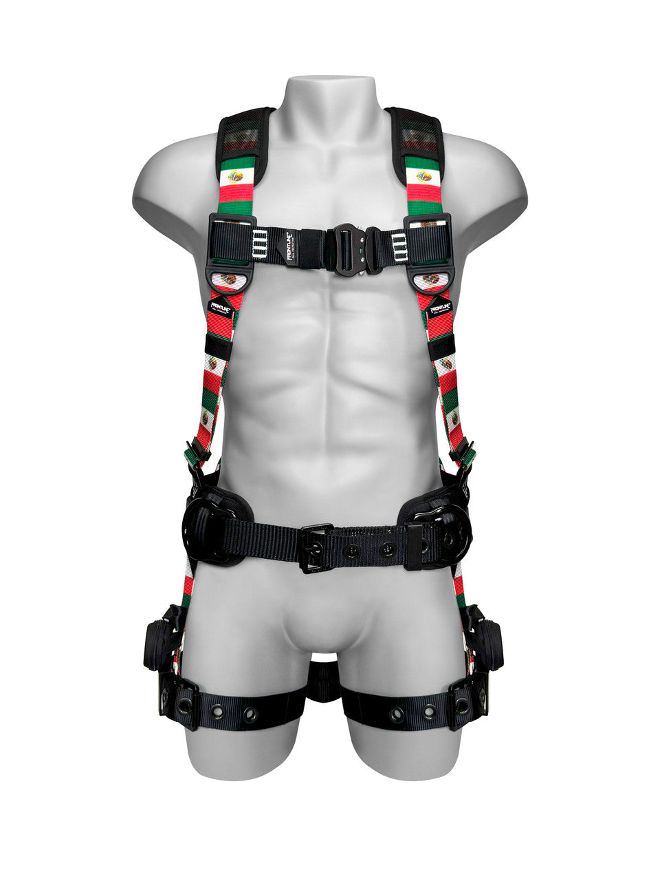 Frontline 110CTB-ML-MX Combat™ Mexican Style Full Body Harness with Aluminum Hardware and Suspension Trauma Straps VM Hardware
