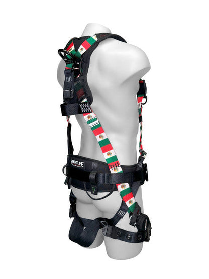 Frontline 110CTB-ML-MX Combat™ Mexican Style Full Body Harness with Aluminum Hardware and Suspension Trauma Straps VM Hardware