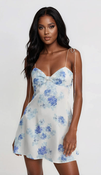 Adira Mini Dress – Blue XO, Tina