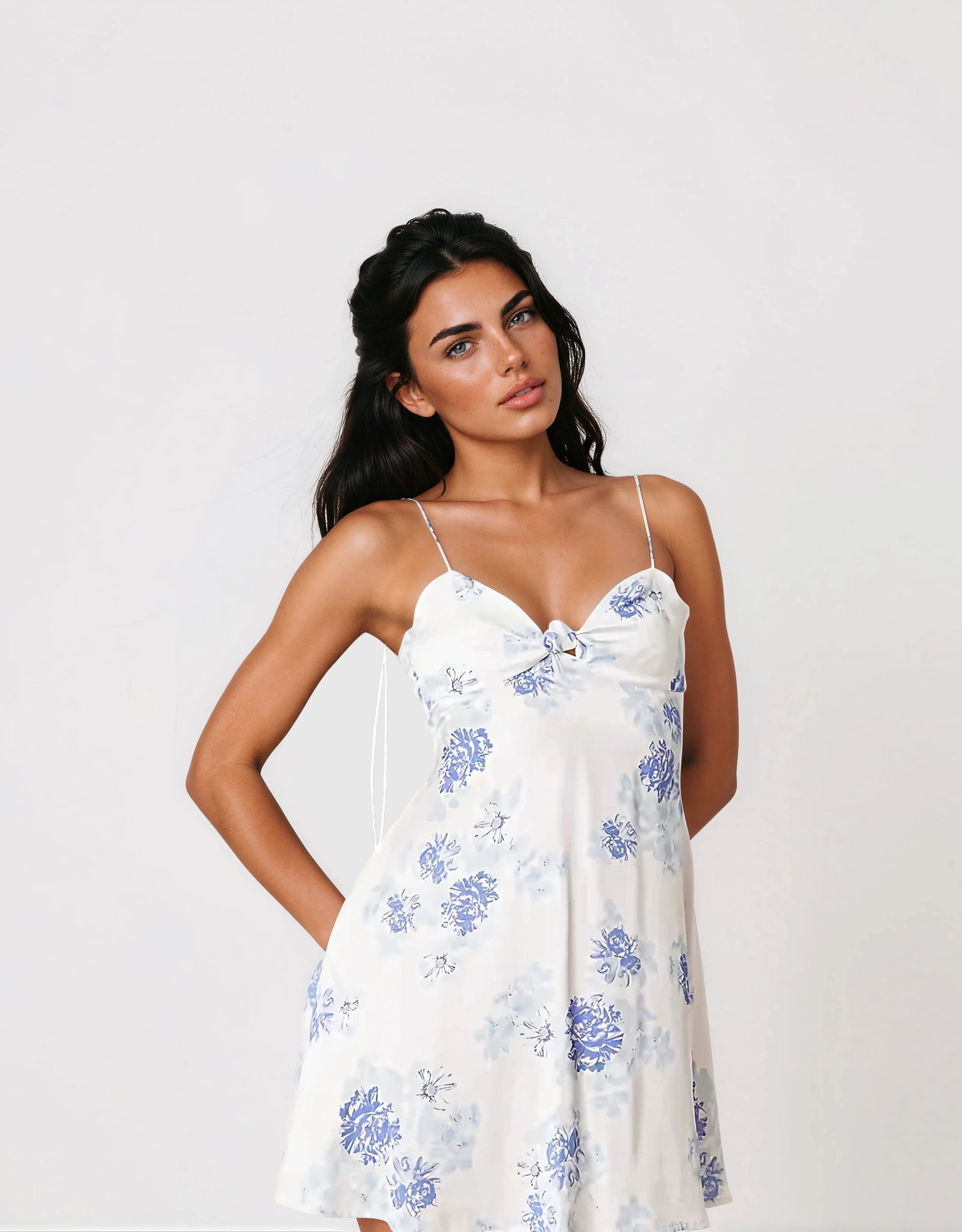 Adira Mini Dress – Blue XO, Tina