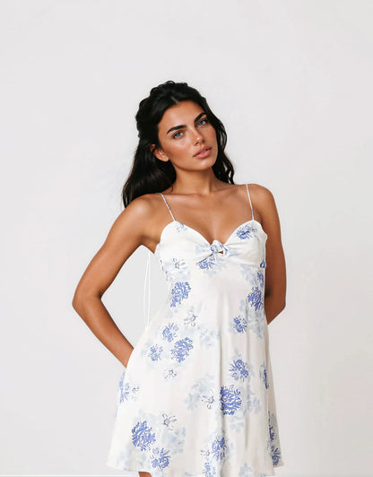 Adira Mini Dress – Blue XO, Tina