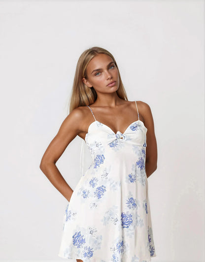 Adira Mini Dress – Blue XO, Tina