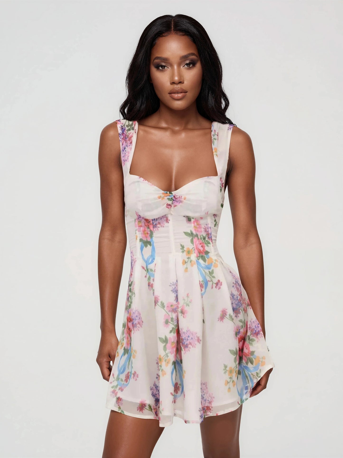 August Mini Dress – White XO, Tina