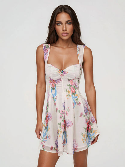 August Mini Dress – White XO, Tina