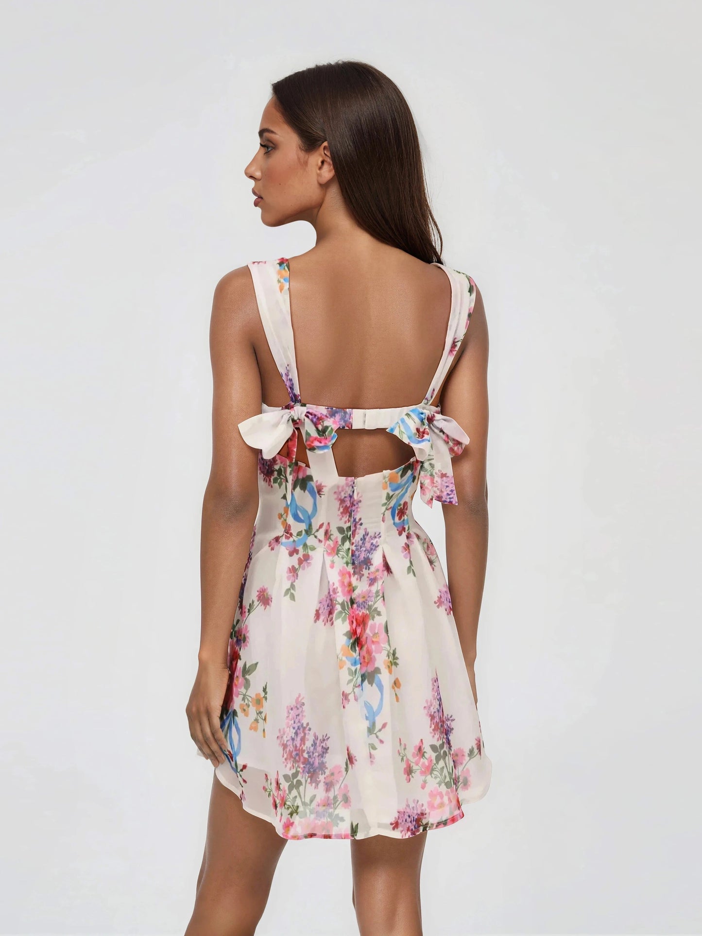 August Mini Dress – White XO, Tina