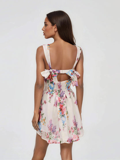 August Mini Dress – White XO, Tina