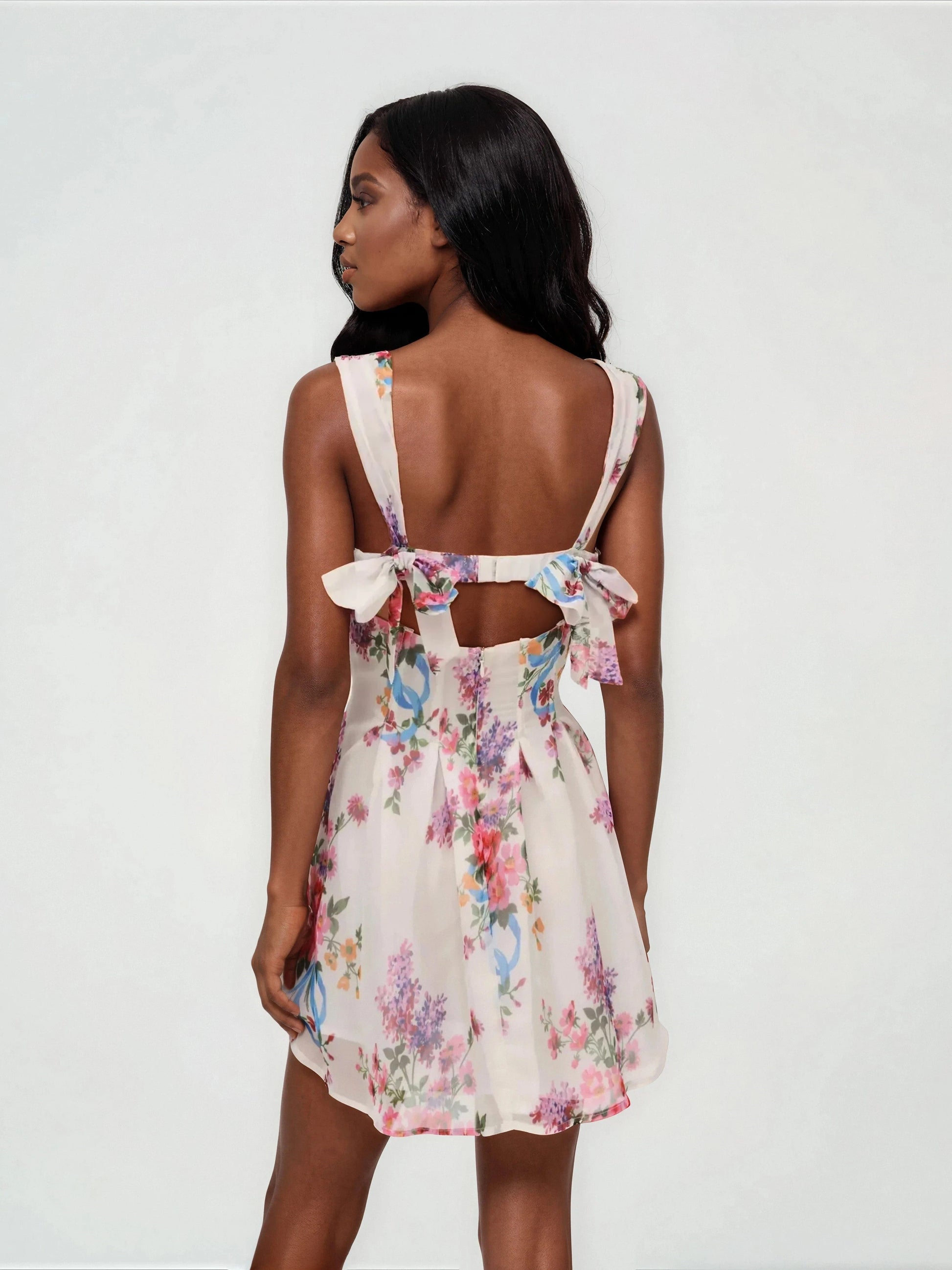 August Mini Dress – White XO, Tina