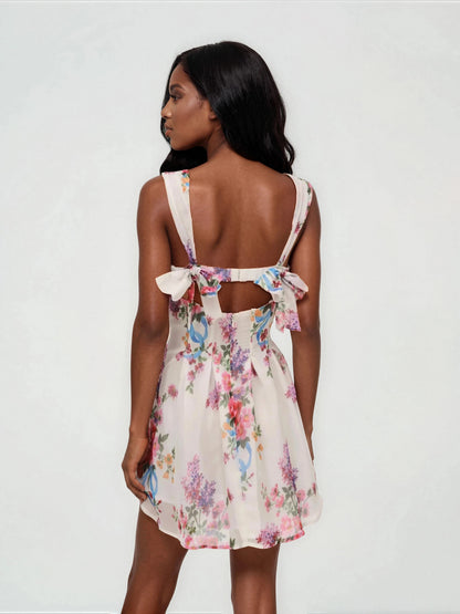 August Mini Dress – White XO, Tina