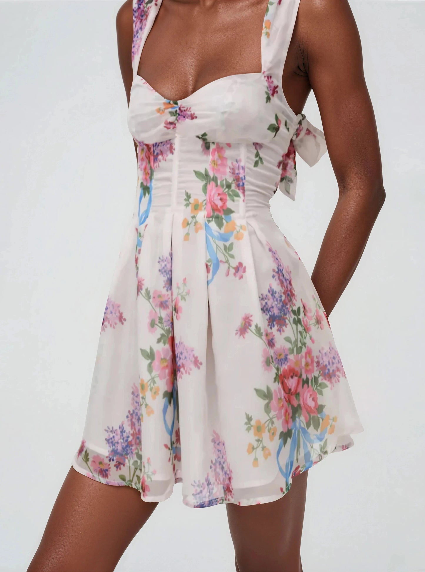 August Mini Dress – White XO, Tina