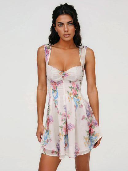 August Mini Dress – White XO, Tina