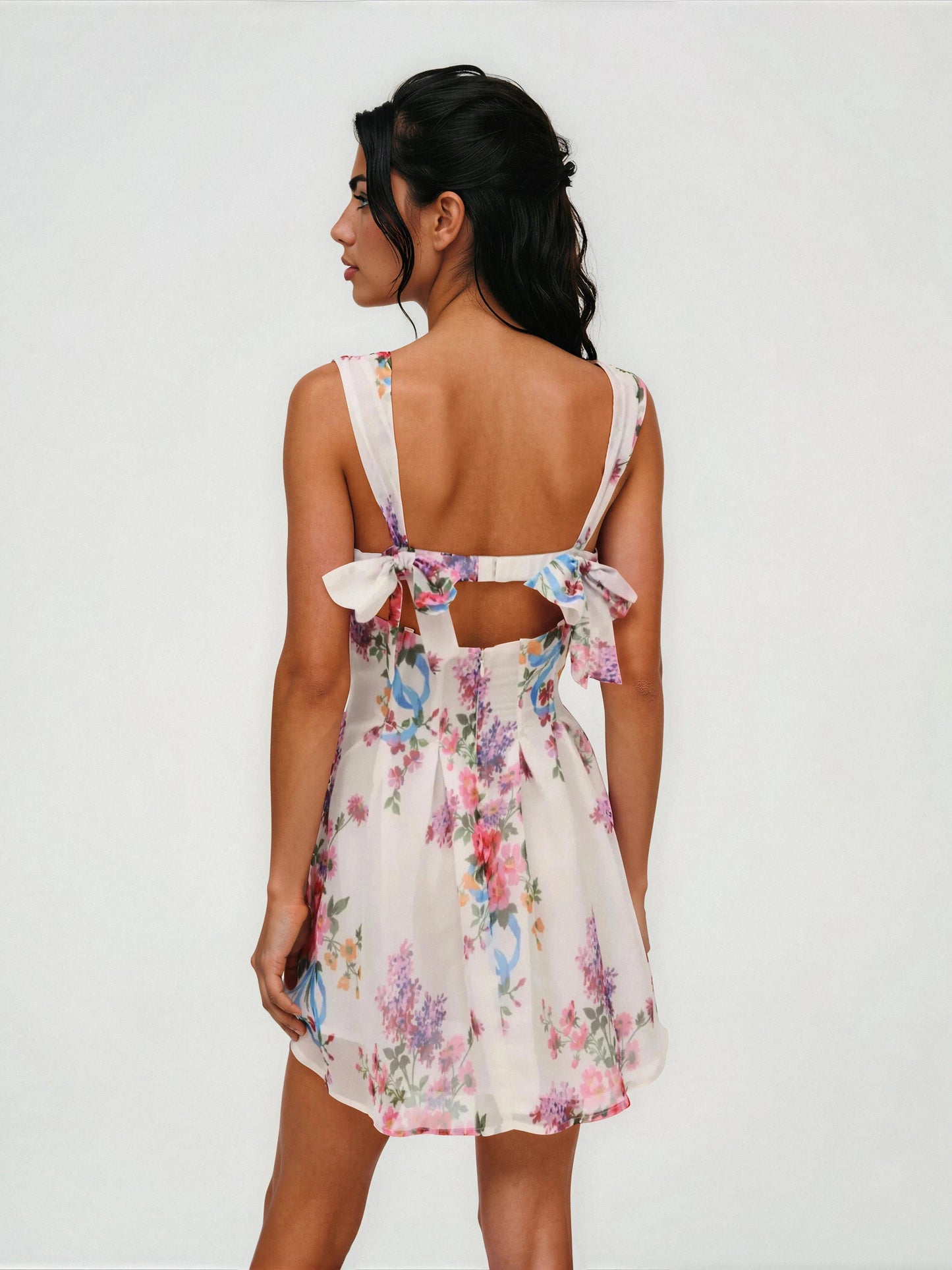 August Mini Dress – White XO, Tina
