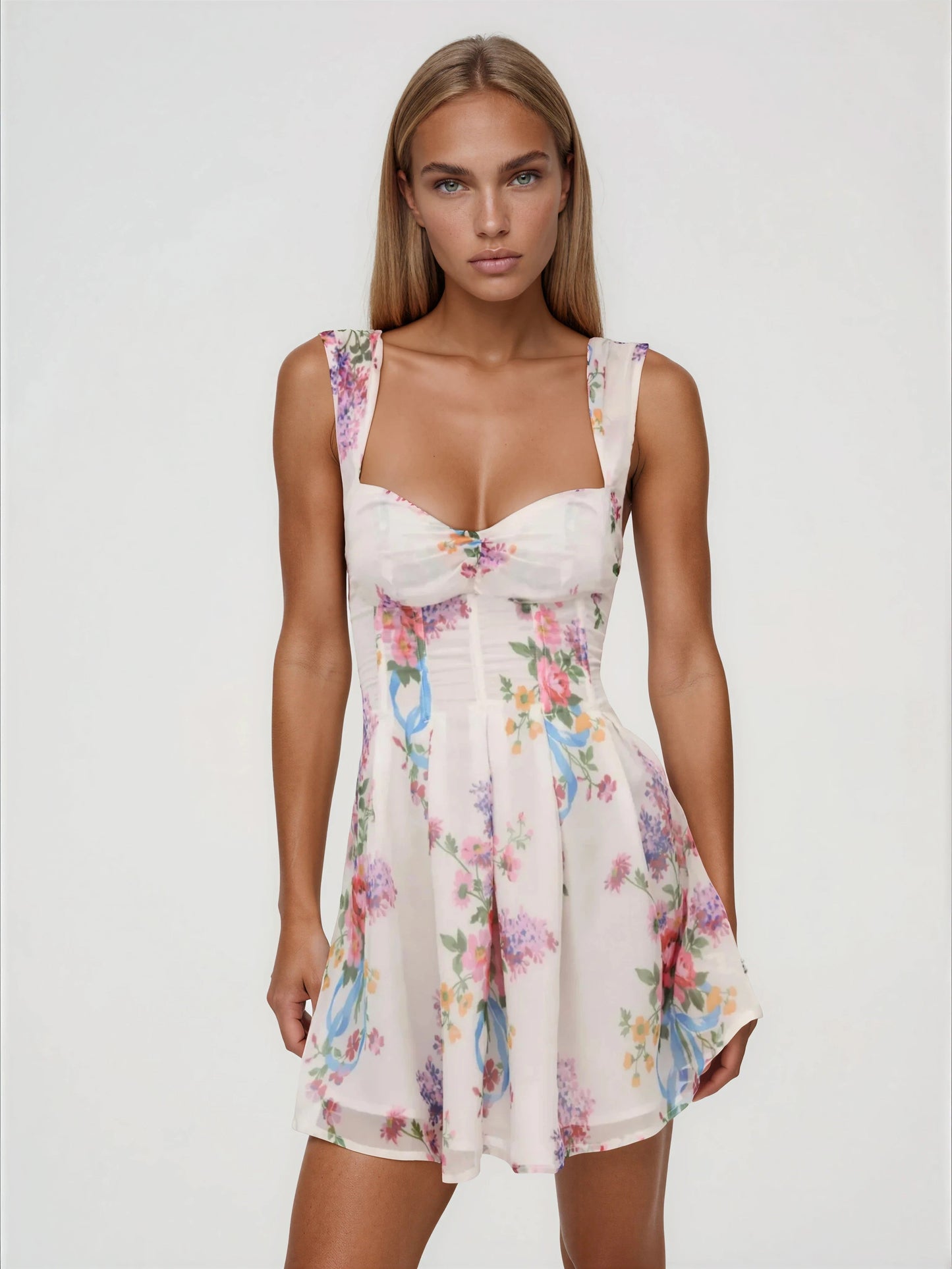 August Mini Dress – White XO, Tina