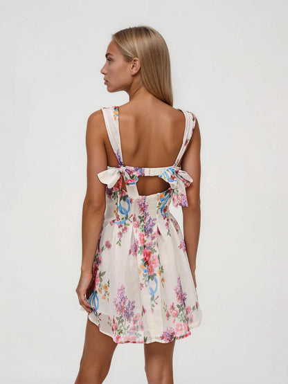 August Mini Dress – White XO, Tina