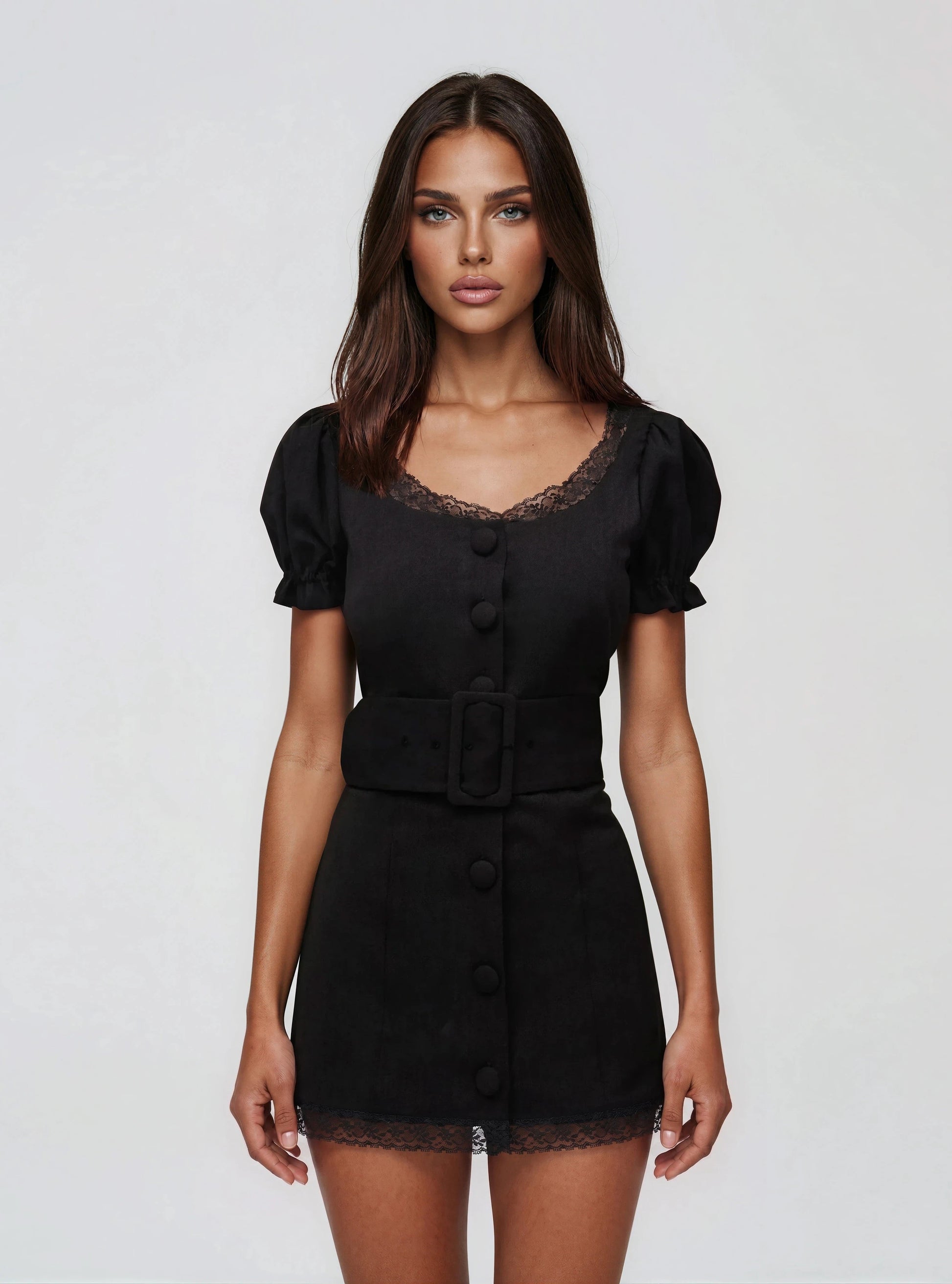 Shawna Mini Dress – Black XO, Tina