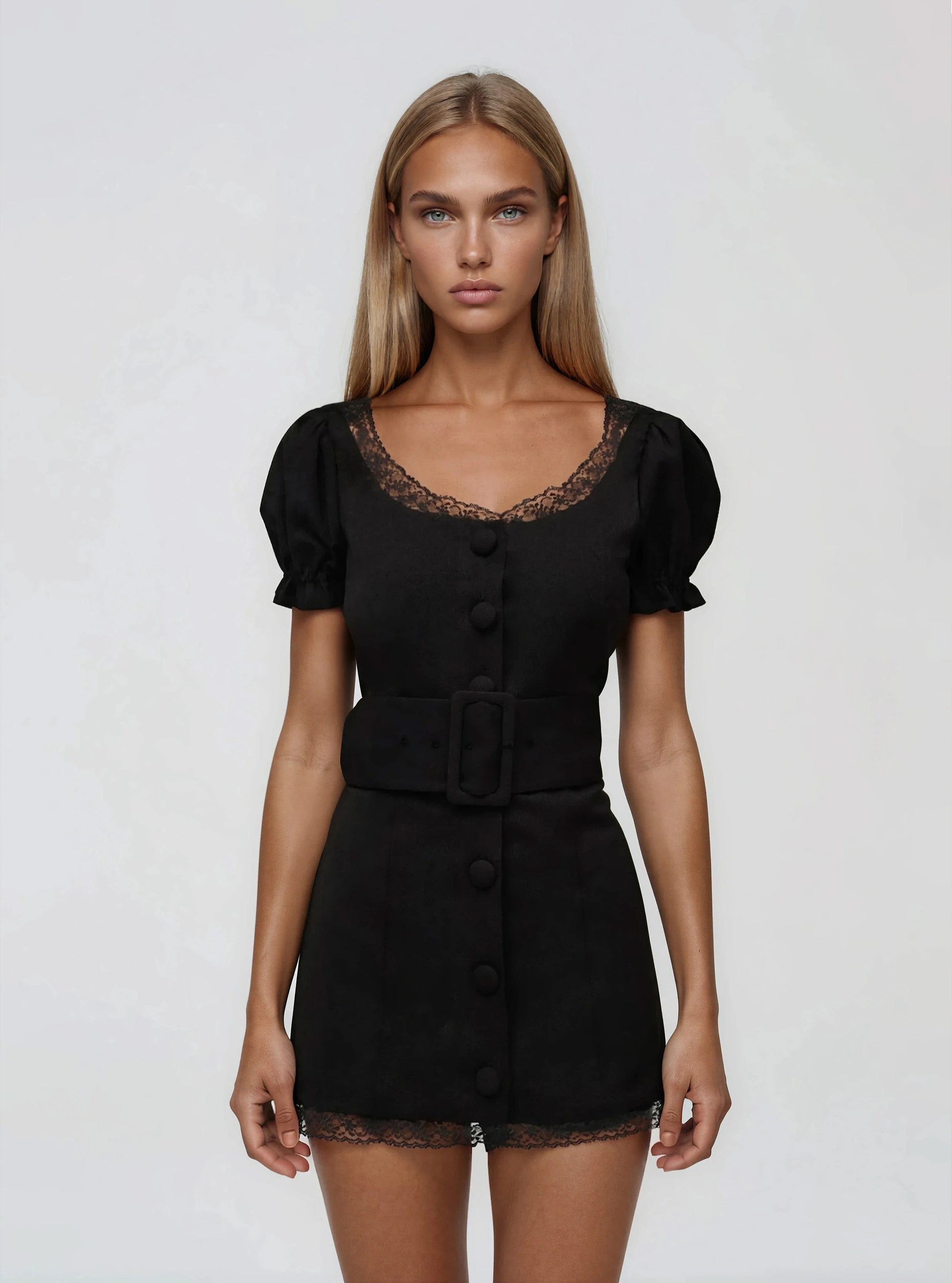 Shawna Mini Dress – Black XO, Tina